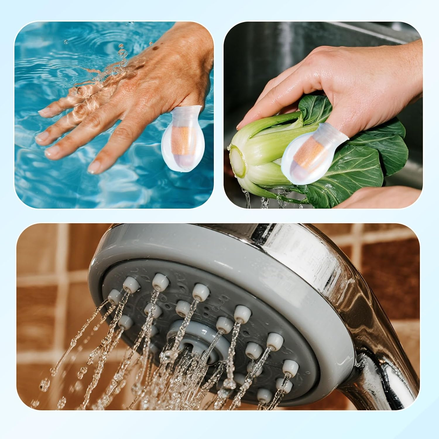 4pcs Waterproof Thumb Protector, Reusable Silicone Finger Sleeve Cover Rubber…
