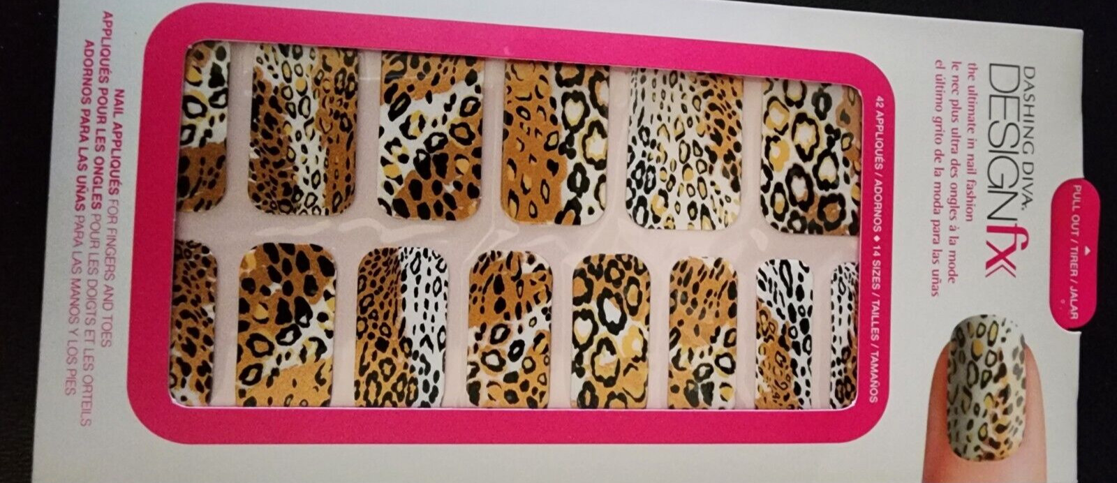 Dashing Diva Design FX Nail Appliques 4 pack Nail Wraps Nail Art NEW