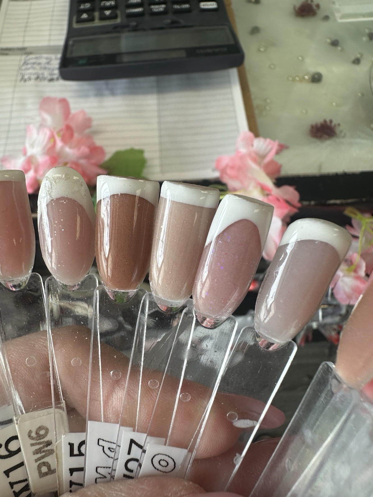 4oz powder acrylic cover nude pink and natural pink for French or where alone