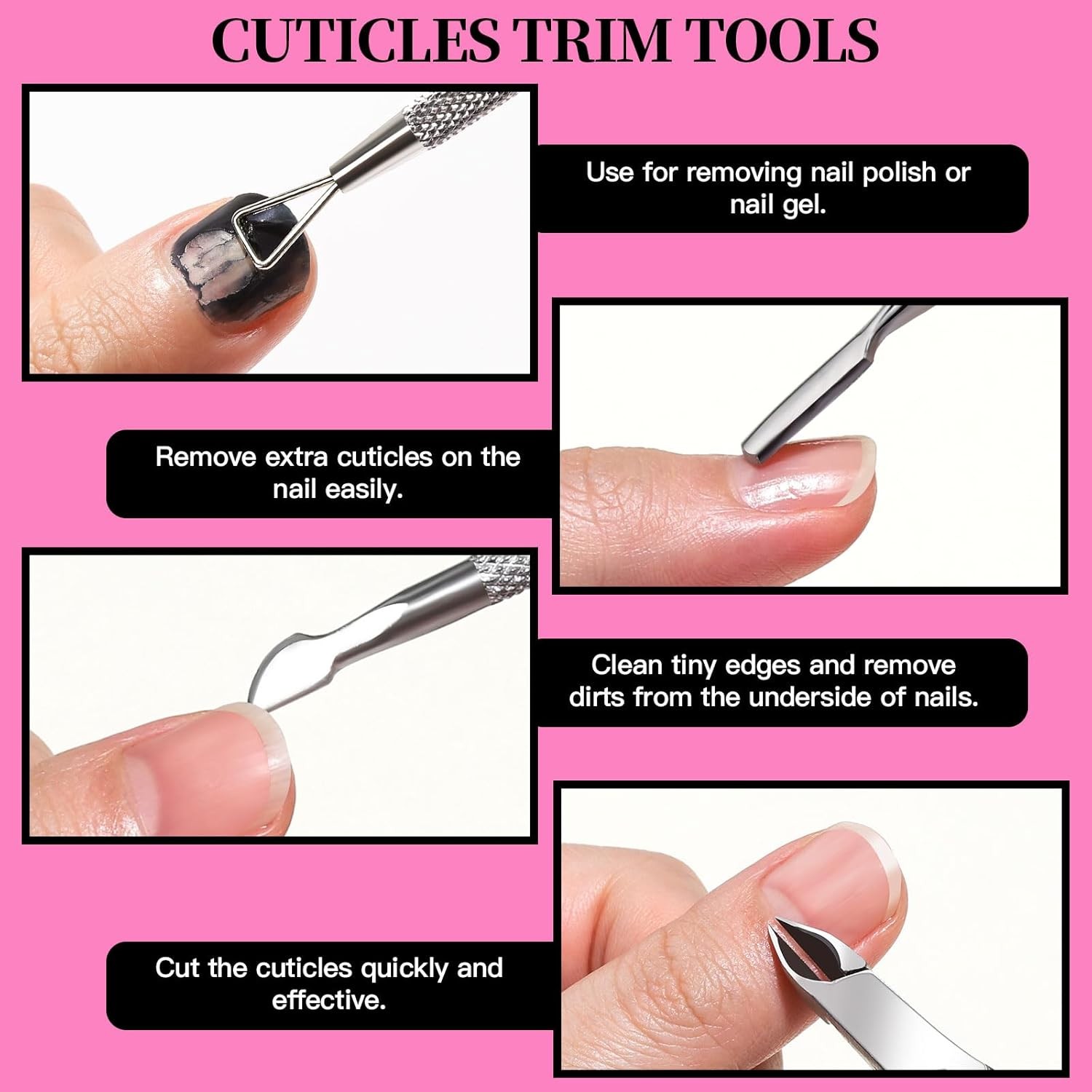 FANDEI Nail Care Set, Nail Files 100/180, Nail Buffer Blo, Cuticle
