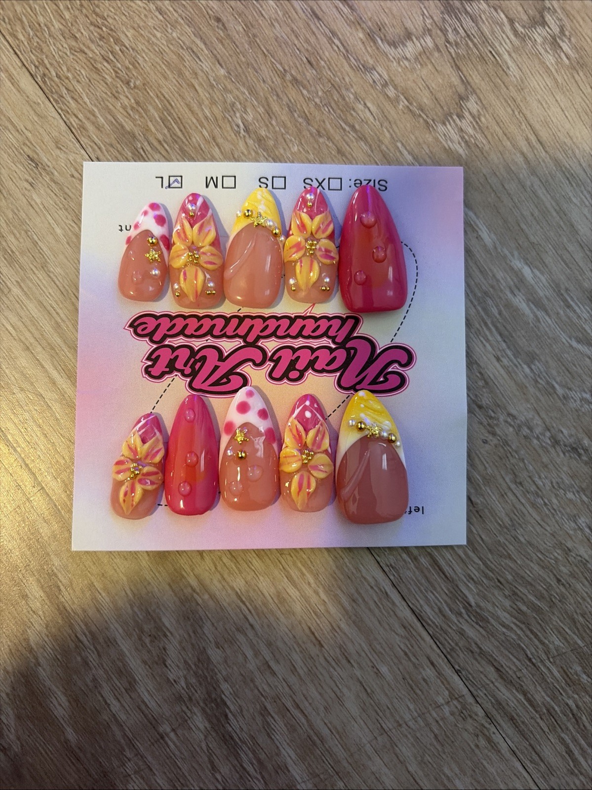 Multiple Sets Of Press On Nails Both Handmade And Store bought