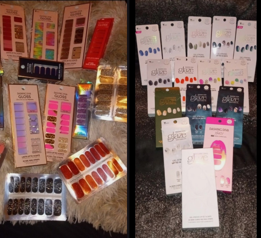 DASHING DIVA/KISS NAILS,RARE GLAZE, Toenails, Price Varies Per Item❣️Makeup+more