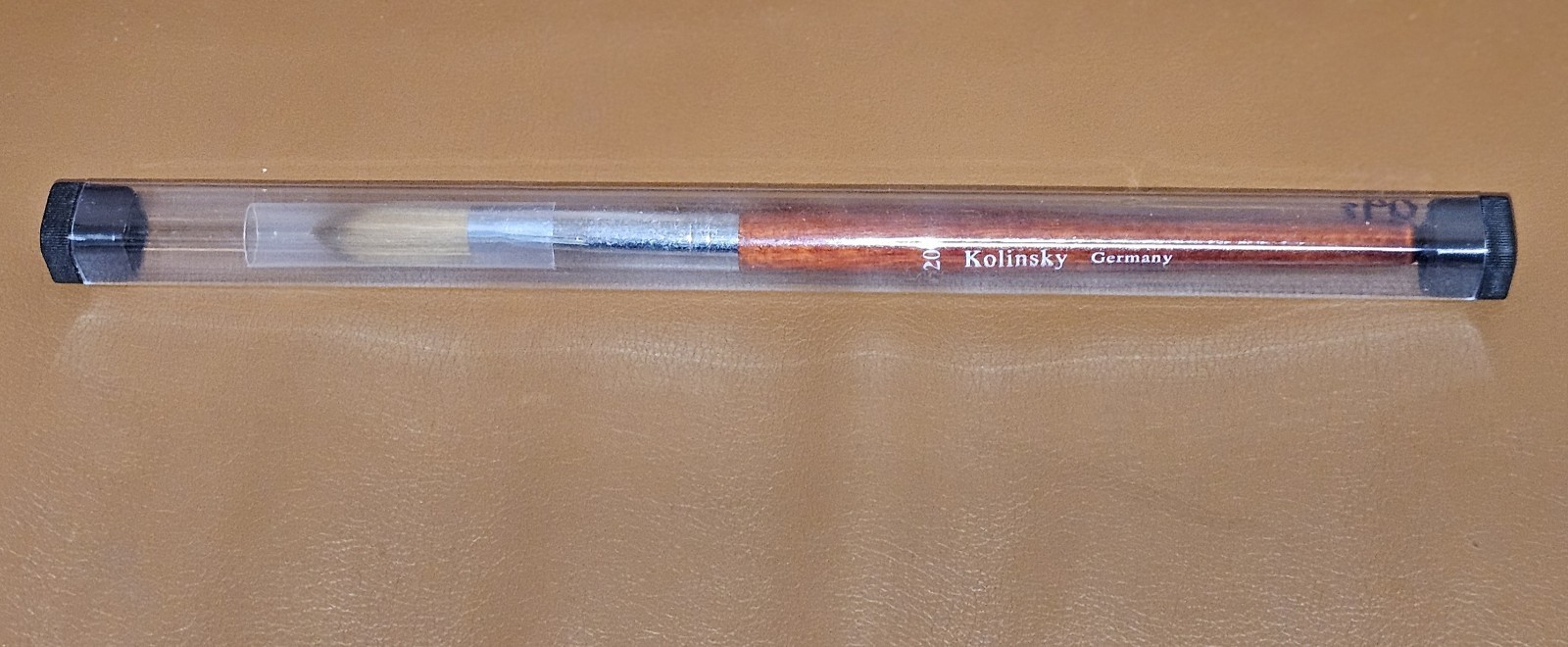 Kolinsky Sable Acrylic Nail Art Brush Round Red Wood Handle Professional size 20