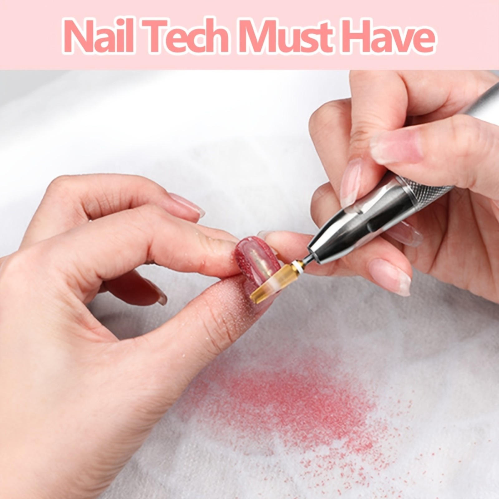 100pcs Pack Disposable PP Nail Dust Collector Filter Paper for Home Salon Nail