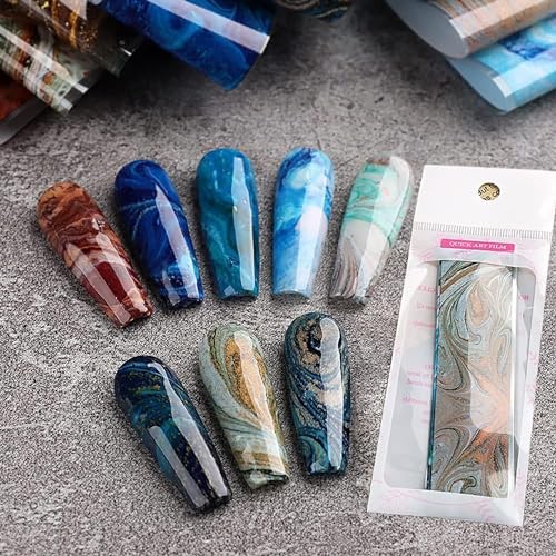 Mable Nail Foil Holographic Nails Foils Transfer Foil for Nails Starry Style 2