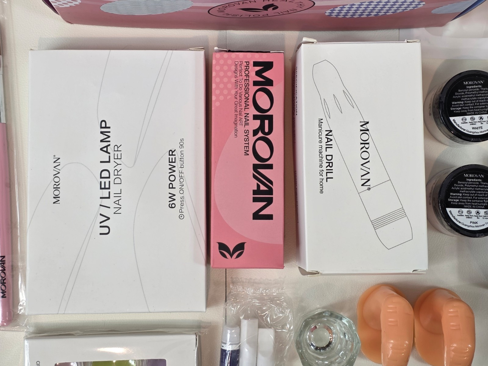 Morovan Acrylic Nail Kit with Everything Beginners Professional Nail Kit #L19