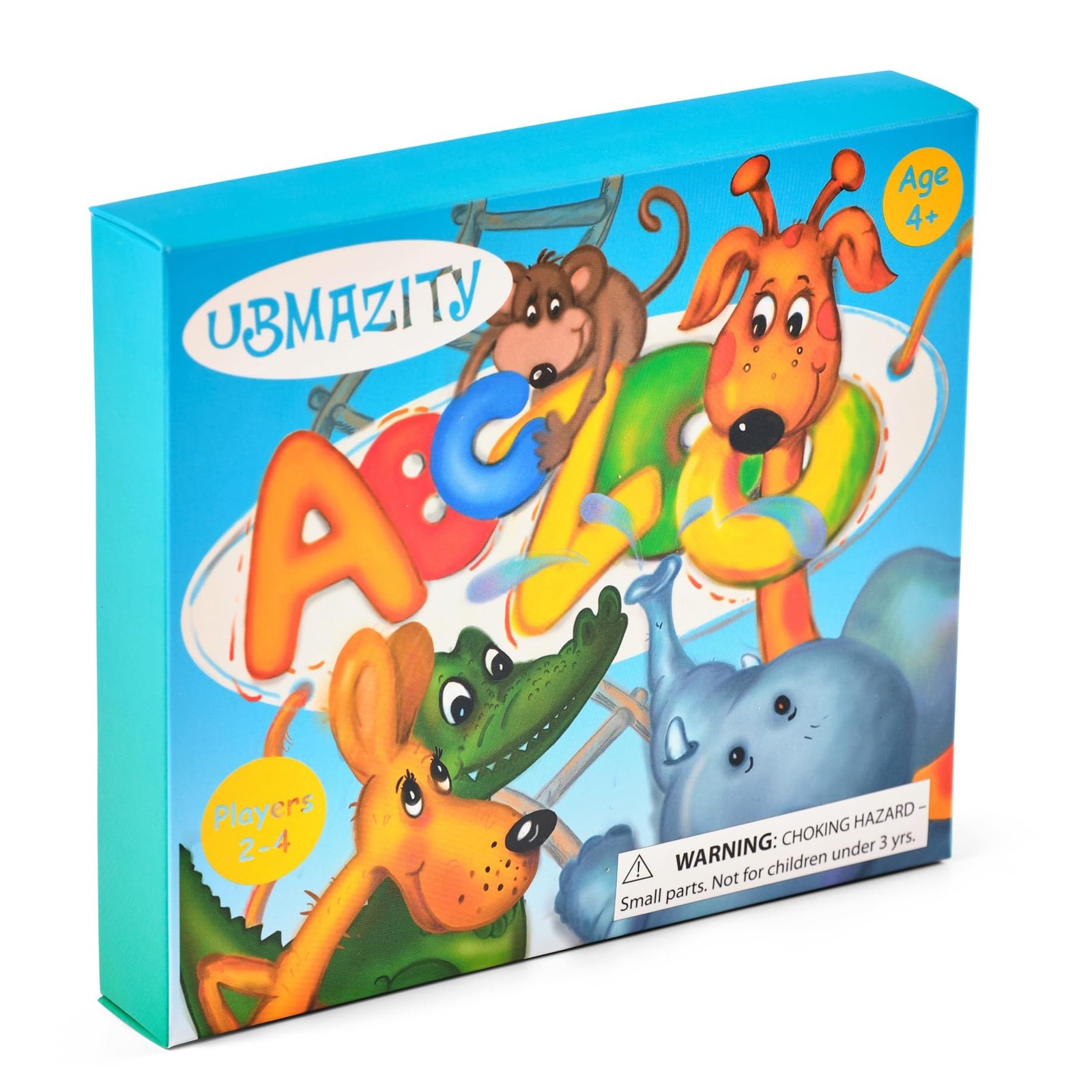 ABC Zoo Chutes and Ladders Board Game, Language 12.2 x 14.6 inches