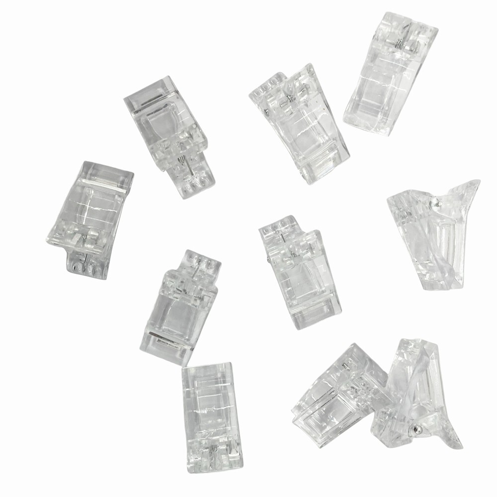 Nail Tips Clip Extension Clamp Clips Quick Building Poly Builder Gel 10PCS/Set