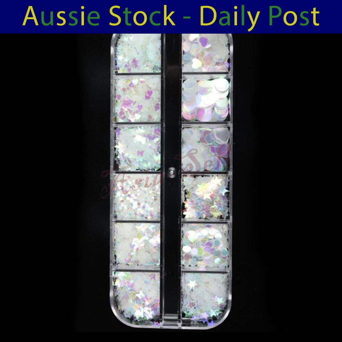 Nail Paillette Holographic Fruit Heart Butterfly Mirror Slices Nail Art Sequins