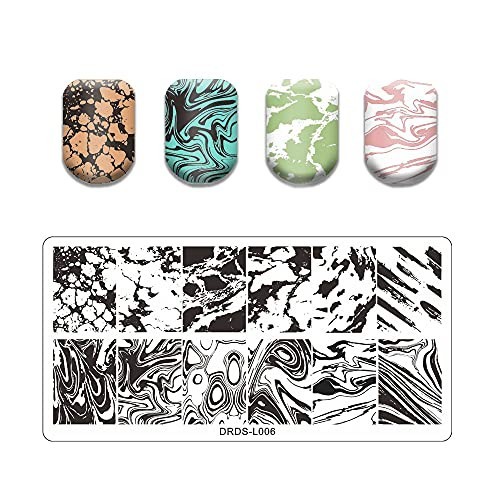 21 Pcs Nail Art Stamping Plates Set – 16 Plates, 2 Stampers, 2 Scrapers, Storage