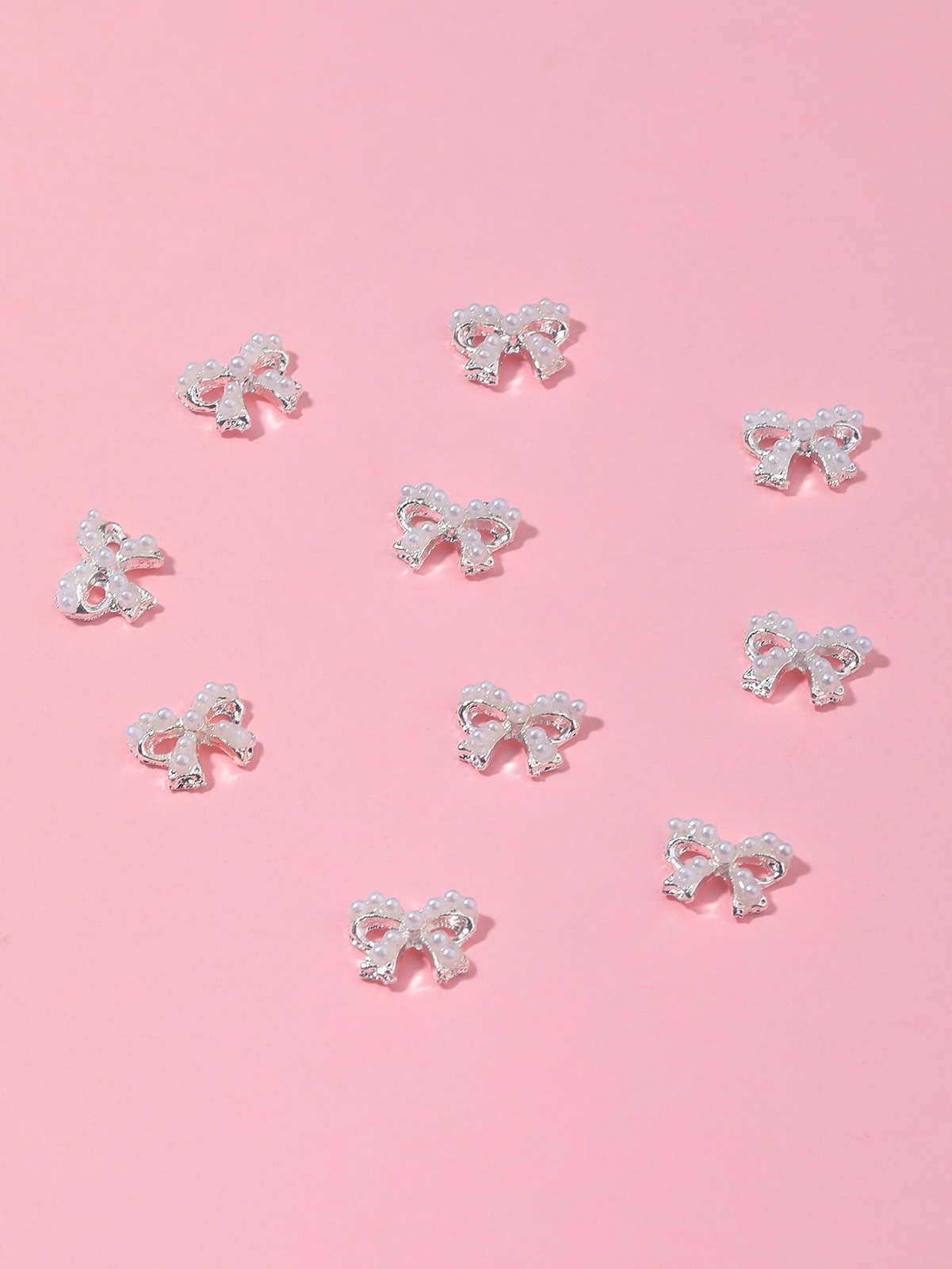 10pcs 3D Bow Design Nail Art Decoration Nail Art Charms Manicure Decoration Nail