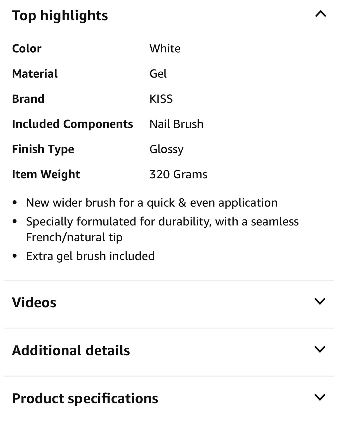 KISS Brush-On Gel Nail Kit Gel – French-Nude French & DIY Color Looks NIB