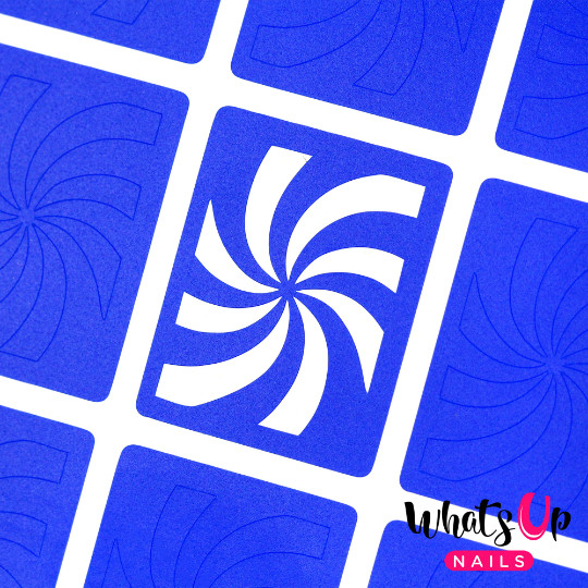 Peppermint Candy Stencils for Nails, Christmas Nail Stickers, Nail Vinyls