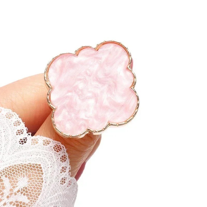 1-Pc Luxury Resin Agate Nail Art Palette ring