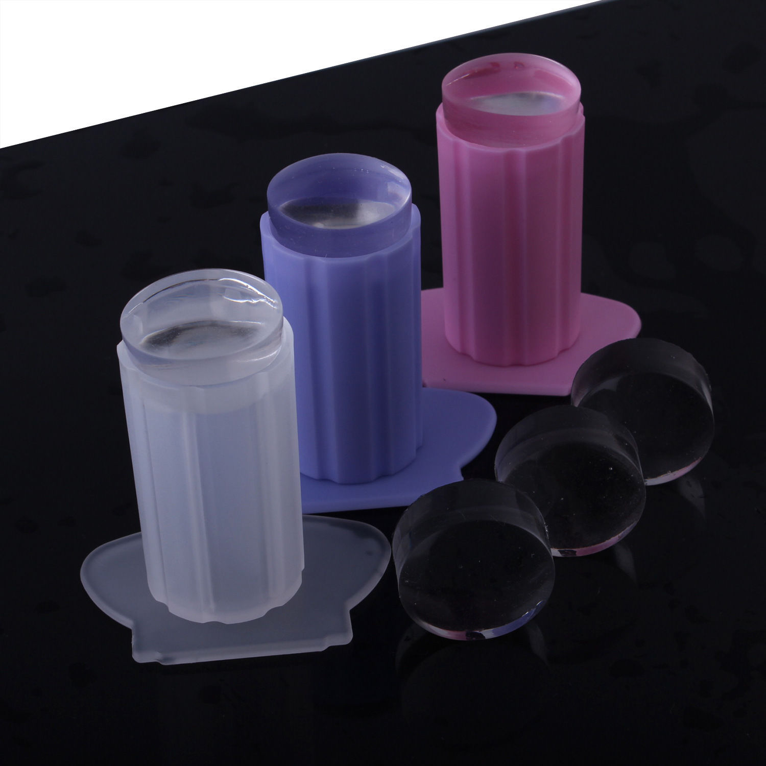 Nail Art Stamper Stamp Scraper Set Polish Stamping Image Plate Manicure Tools