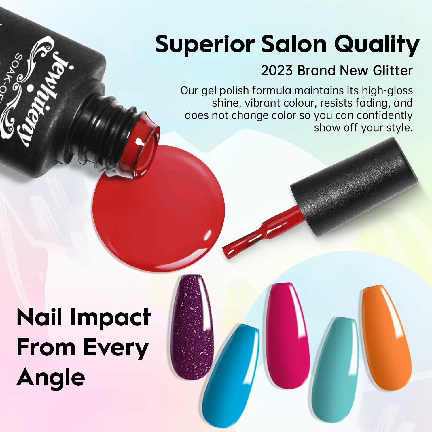Ultimate Nail Art Experience: 14 Colors Poly Gel with UV Lamp and Gel Polish Set
