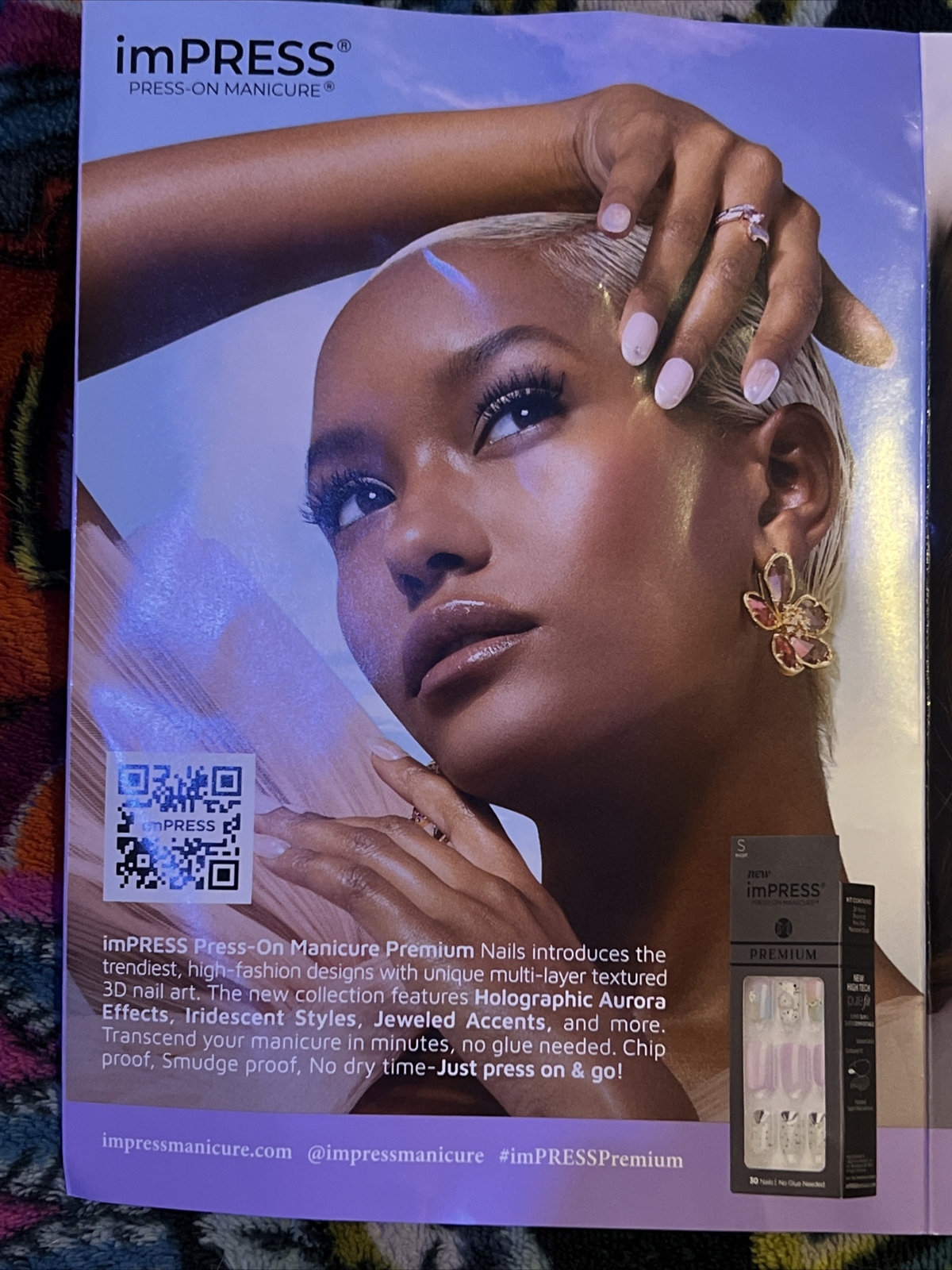 Kiss Impress Premium Press-On Nails Medium Length 88763 – 30 Nails – New!