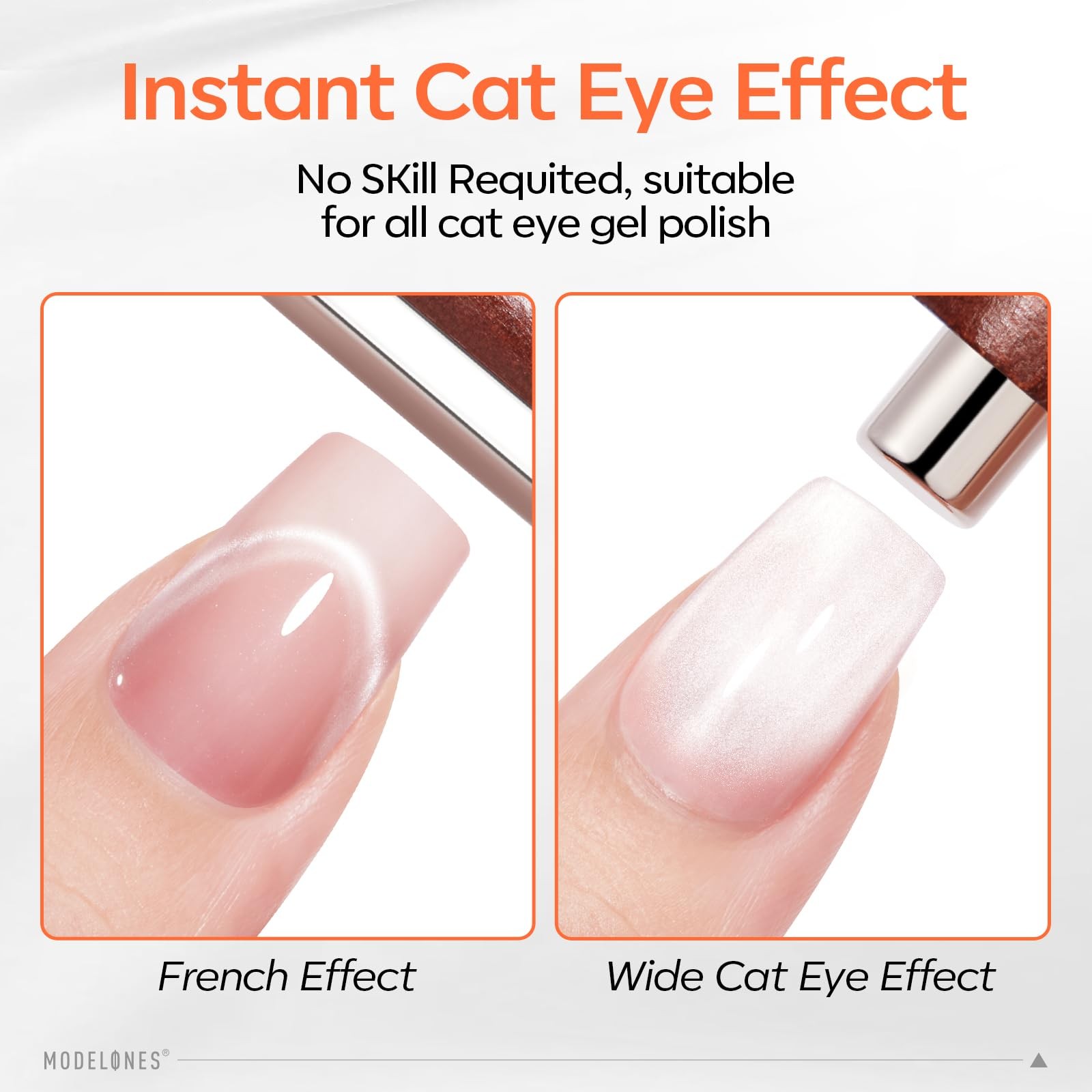 Cat Eye Magnet 3-in-1 Dual-head Magnet Pen Heart Lightning Nail Stuff
