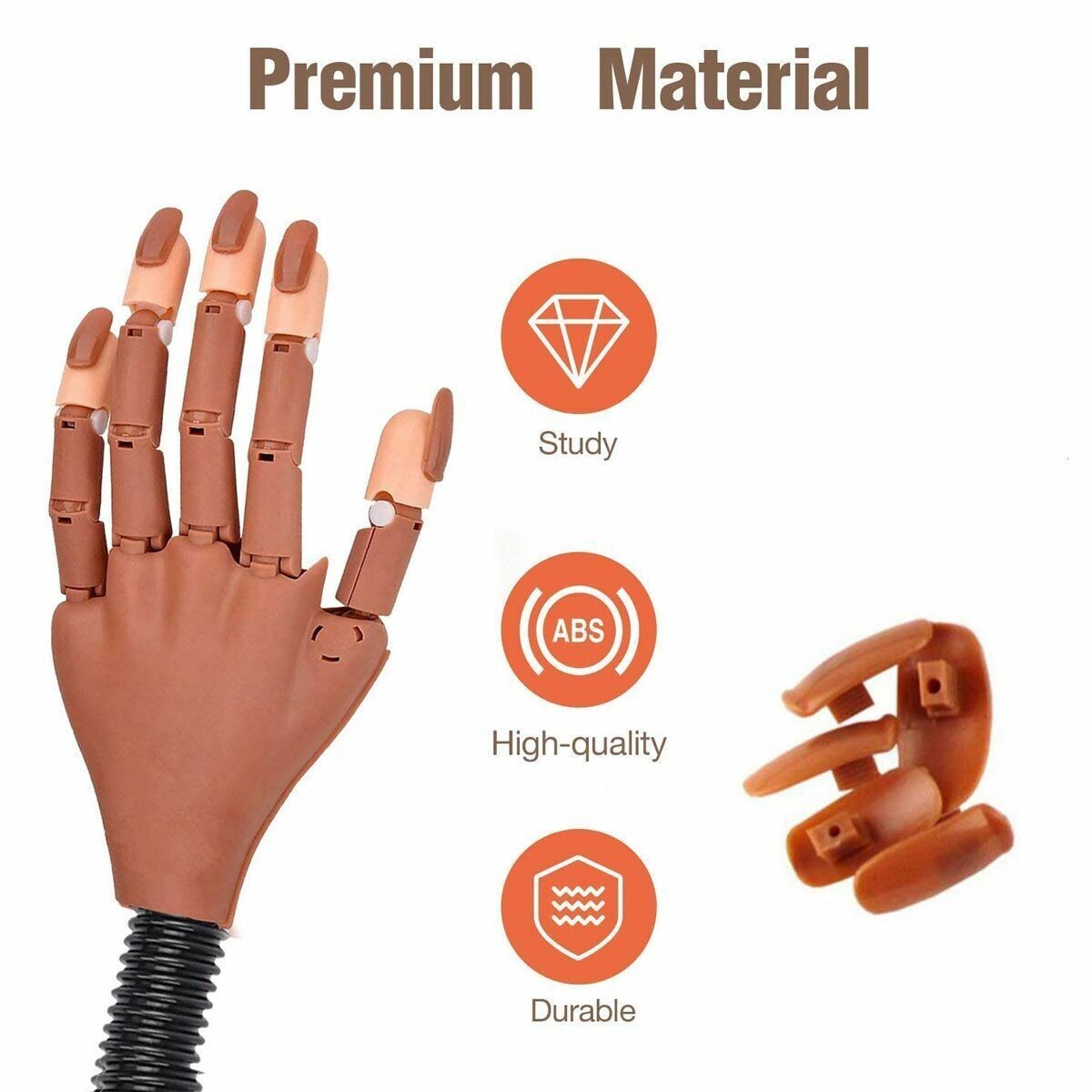 🔥 200Pcs False Nail Art Tips DIY Train Practice Manicure Tool Hand Removable 🔥