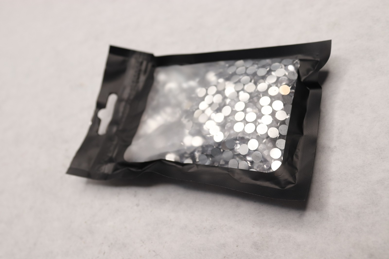(1400-Pk) Jelly Rhinestone AB Color Glitter Round Flatback Nail Stones 4mm