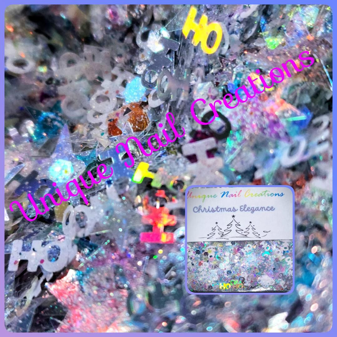 Limited Edit Glitter Mix~CHRISTMAS ELEGANCE~Nail Art/Body Glitter/festival/Slime