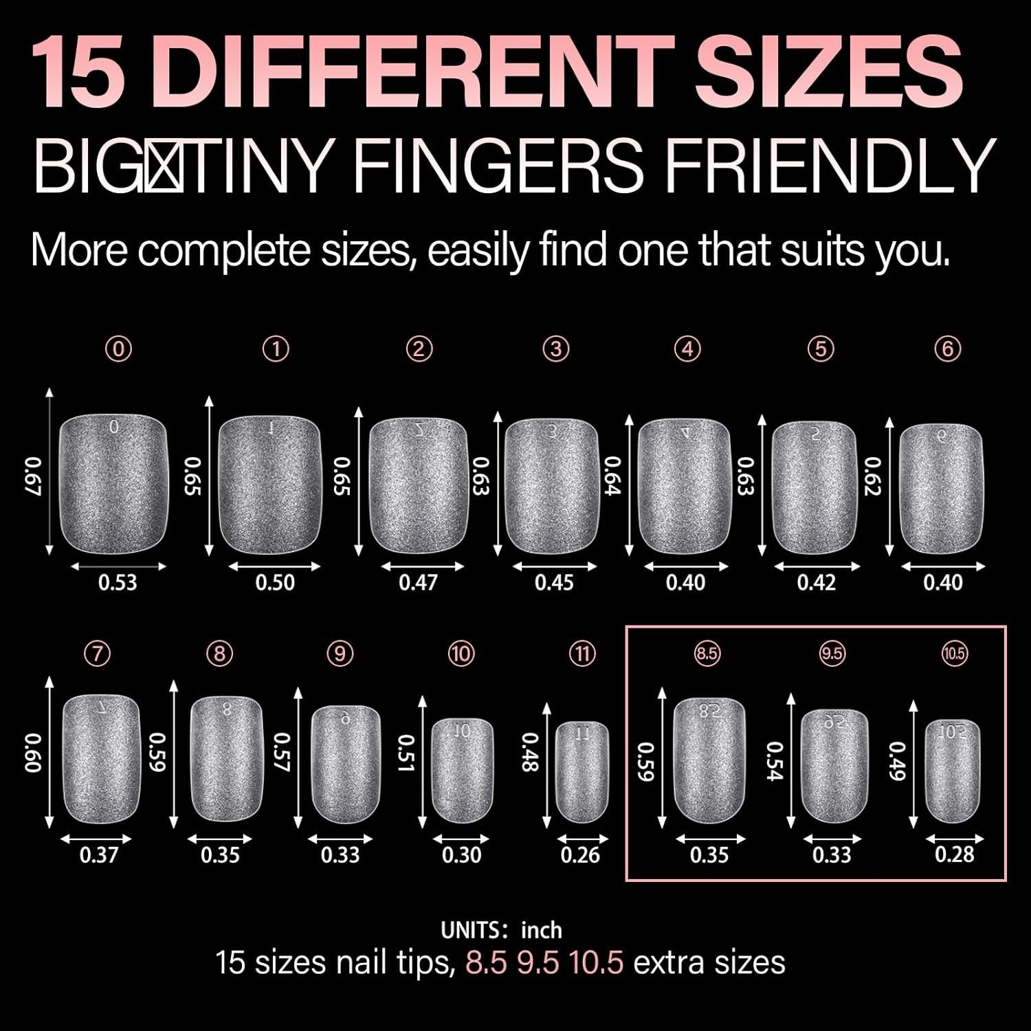 240 PCS Ultra Short Square Gel Nail Tips – Matte Finish for Effortless Elegance