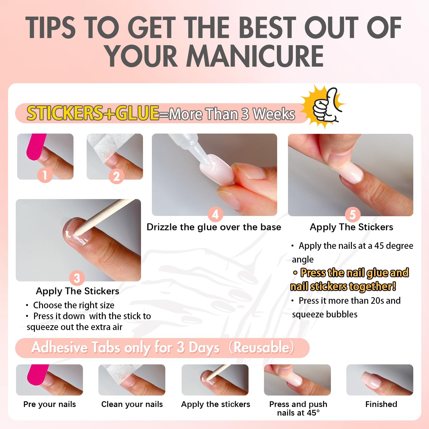 Lilac French Tip Press on Nails 0.04 Ounce (Pack of 30), french square lilac