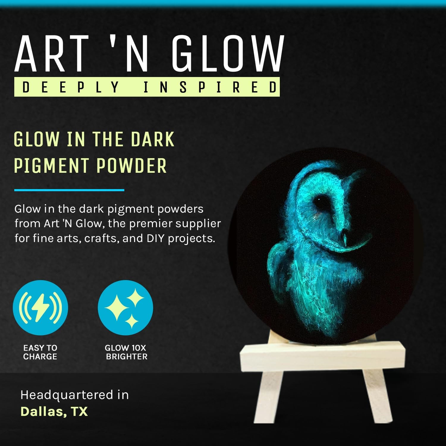 Glow in the Dark Pigment Powder – Neutral and Fluorescent Color for Art Painting