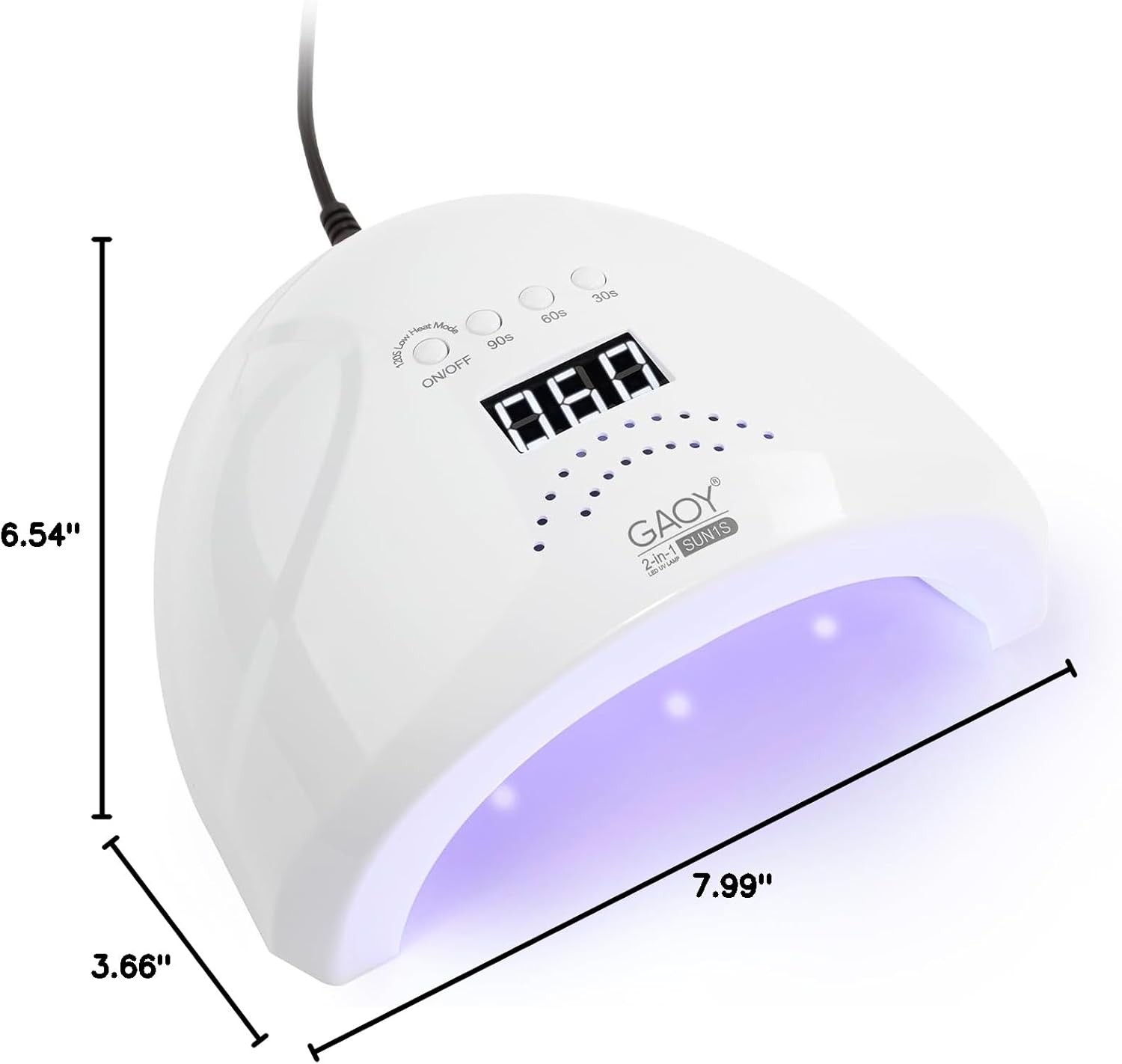 UV LED Nail Lp, UV Light with LCD Display, Profal Nail Dryer