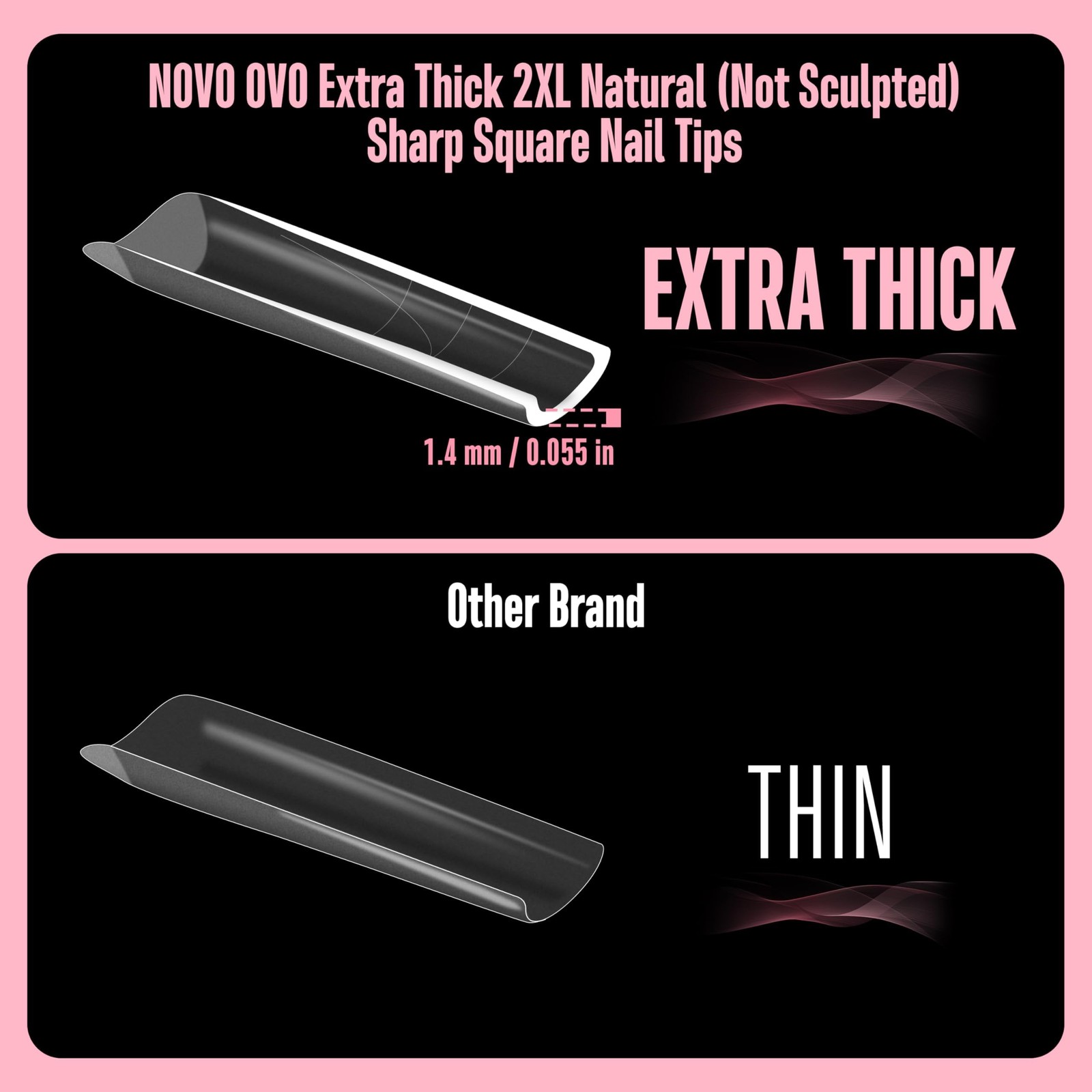 NOVO OVO XXL Sharp Square Natural 2X-Large, Extra Thick