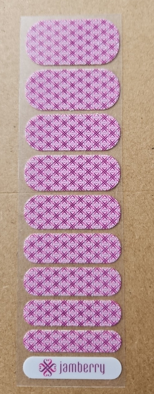 JAMBERRY LOGO WRAP HALF SHEET NAIL WRAP RETIRED FEBRUARY 2013