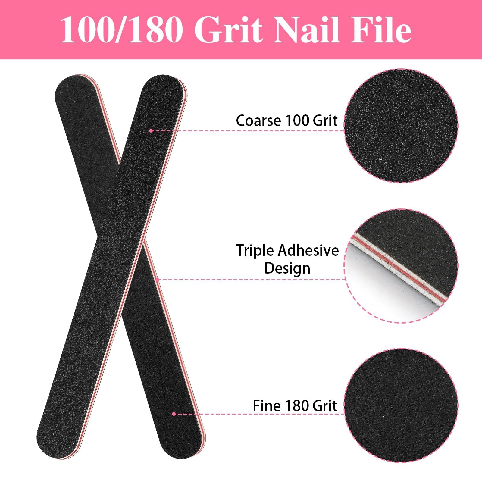 60 Pack Nail Buffers, Mini Buffer Block Nail File, Nail Buffer Block, Nail Fi…
