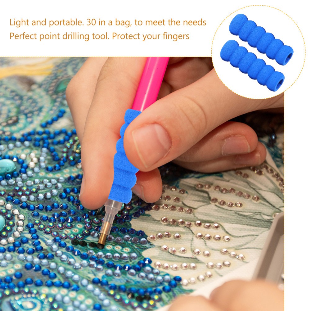 30 PCS Highlight Pen for Drawing Support Grips Adult Embroidery Cover