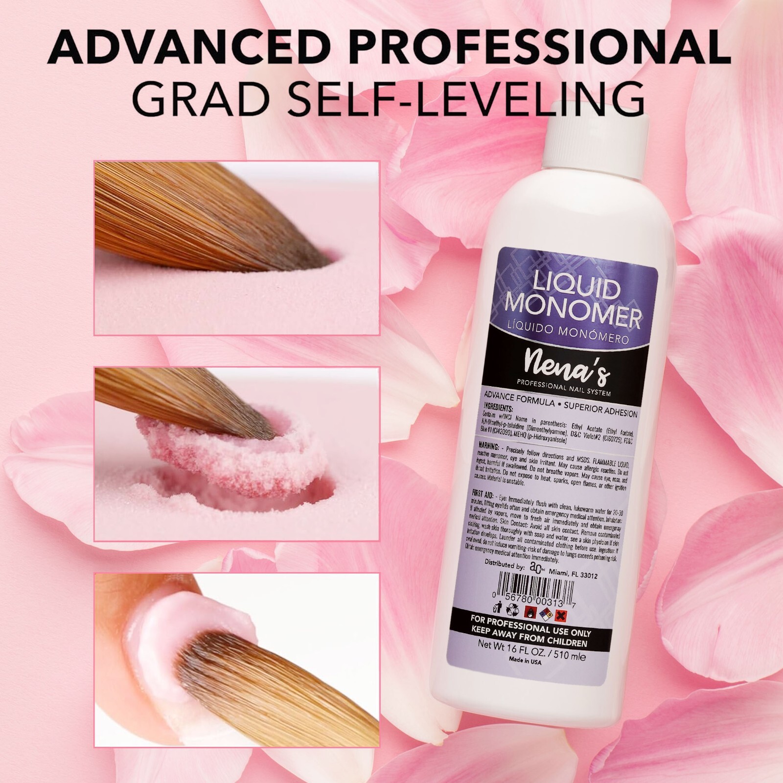 Nena’s Liquid Monomer Professional Nail System 16 oz