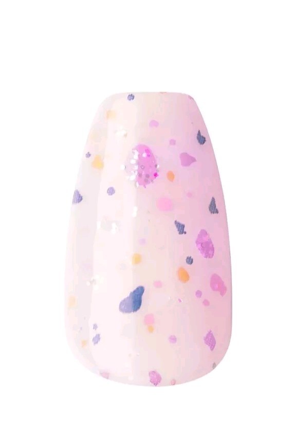 2 KISS imPRESS No Glue Mani Press-On Nails “All I Want” #89031 Purple, Medium