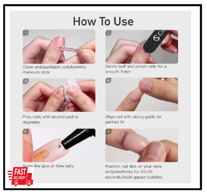 Curvlife 30pcs Short Press On Nails, Shining Stick on Fake Nails Design Glossy A