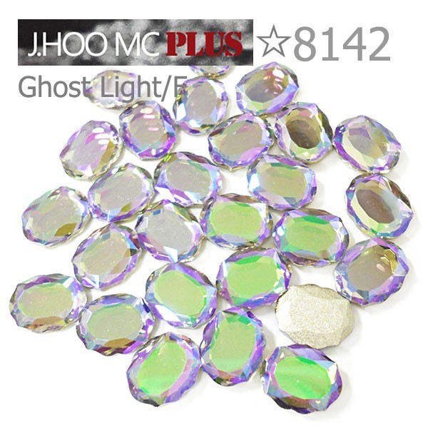 J.HOO Crystal 8142 Baroque Mirror V-Cut Fancy Rhinestones 10x8mm Nail Art (8pcs)