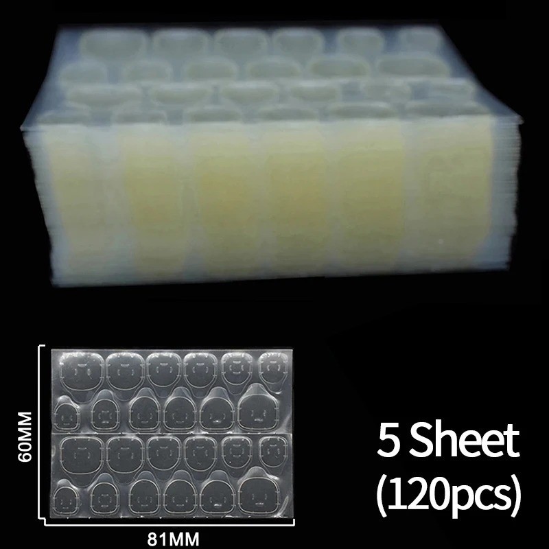 240PCS Adhesive Tabs Double-Sided Stickers for False Fake Nail Tip Glue Tape GB2