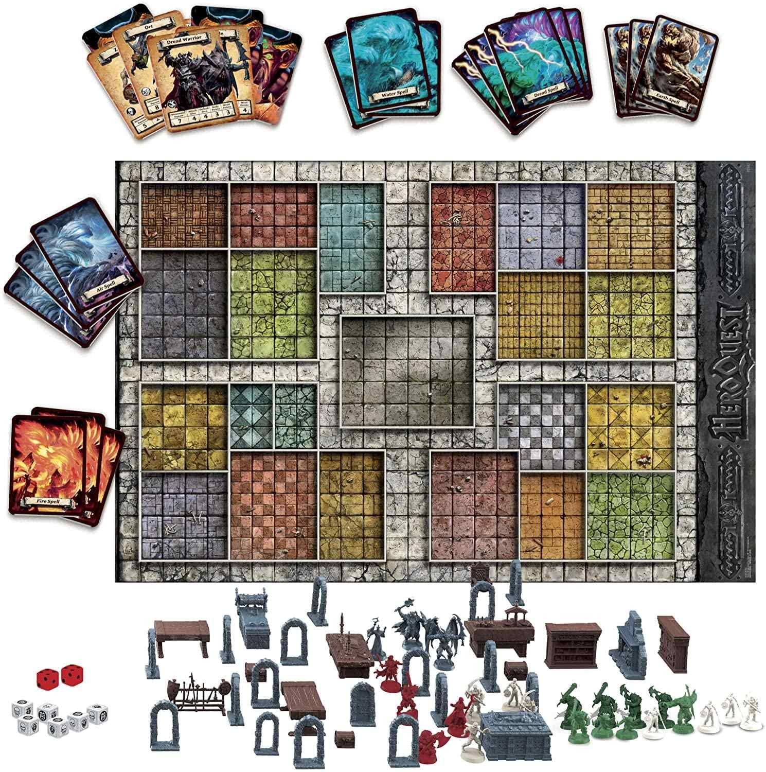 Hasbro Gaming Avalon Hill HeroQuest Game System Tabletop Medium, Multicolor