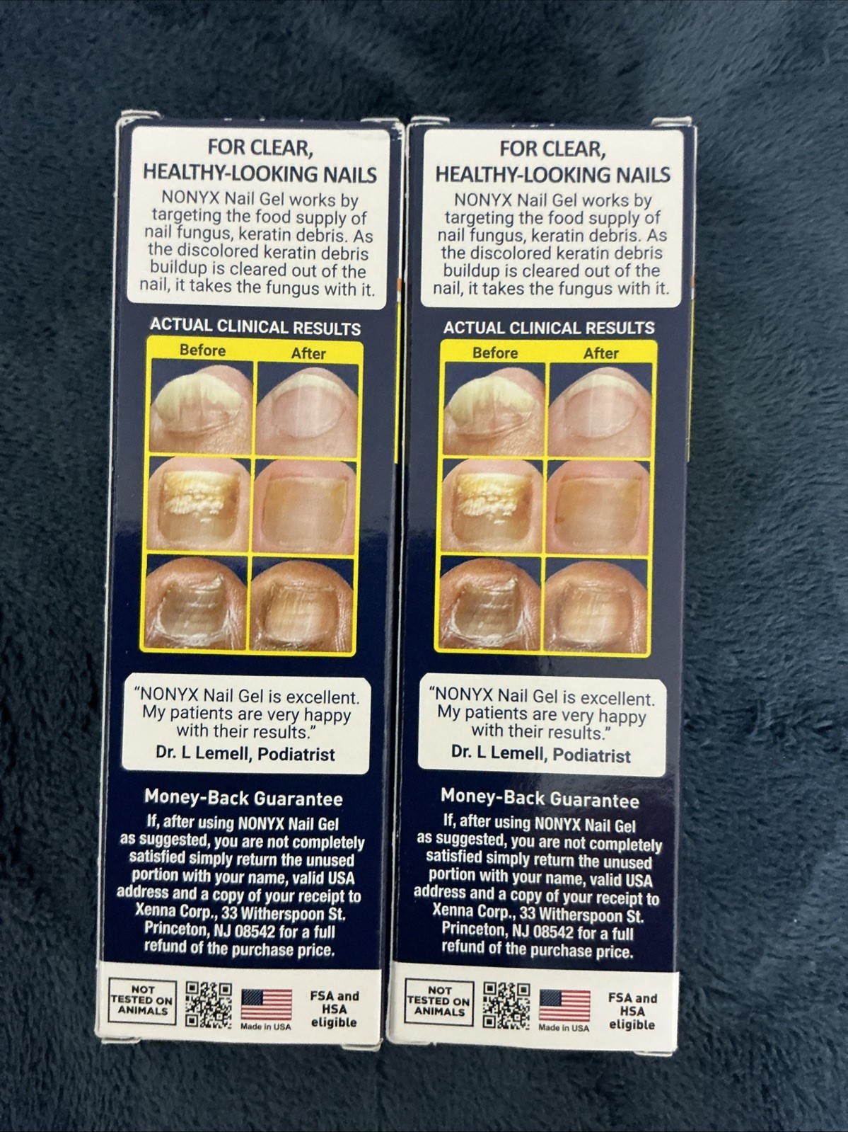 NONYX Fungal Nail Clarifying Nail GEL Treatment, 4 oz EA (2PK BUNDLE)exp12/2027