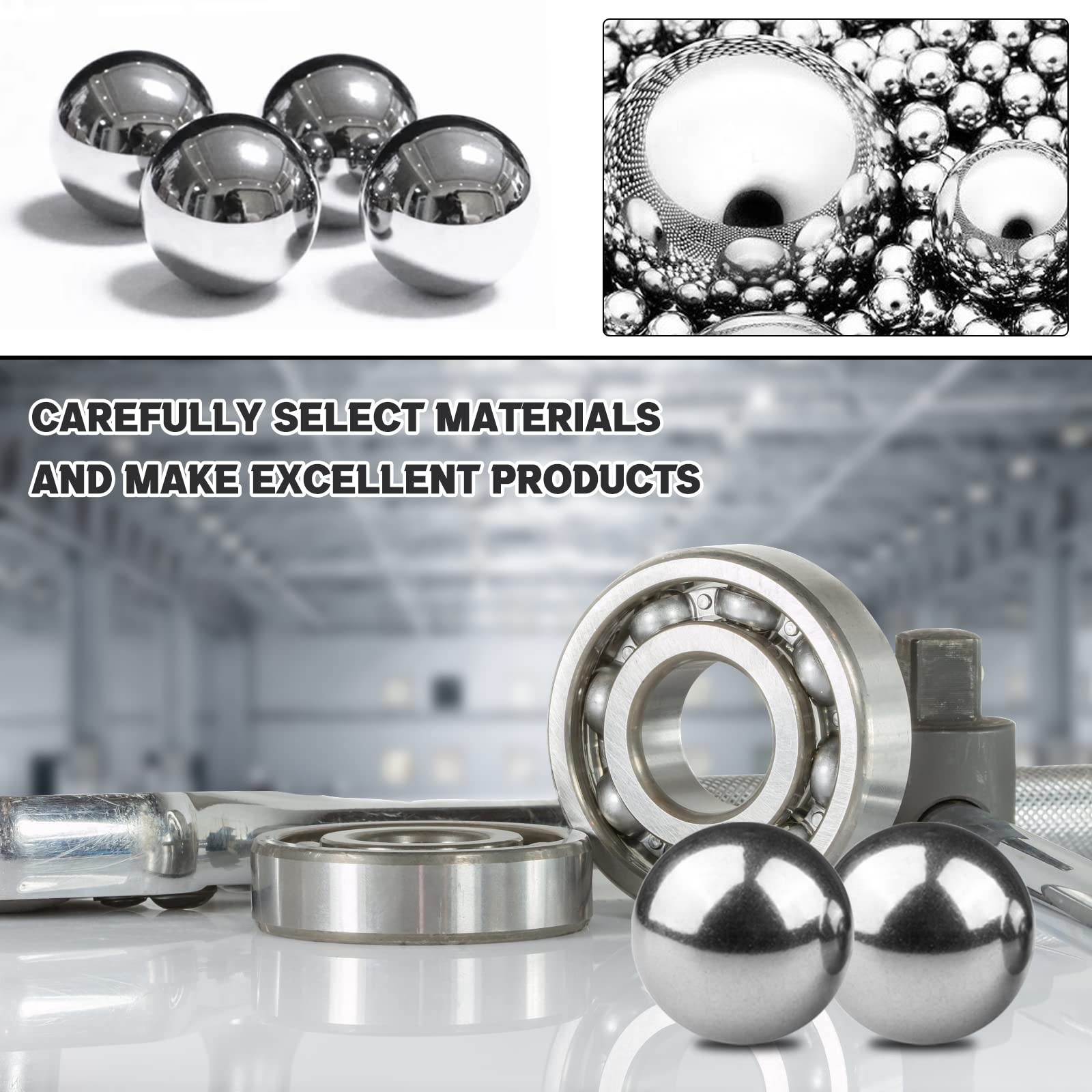 24 PCS 1 Inch Chrome Steel Bearing Balls 25.4mm Precision Bearings Hardware
