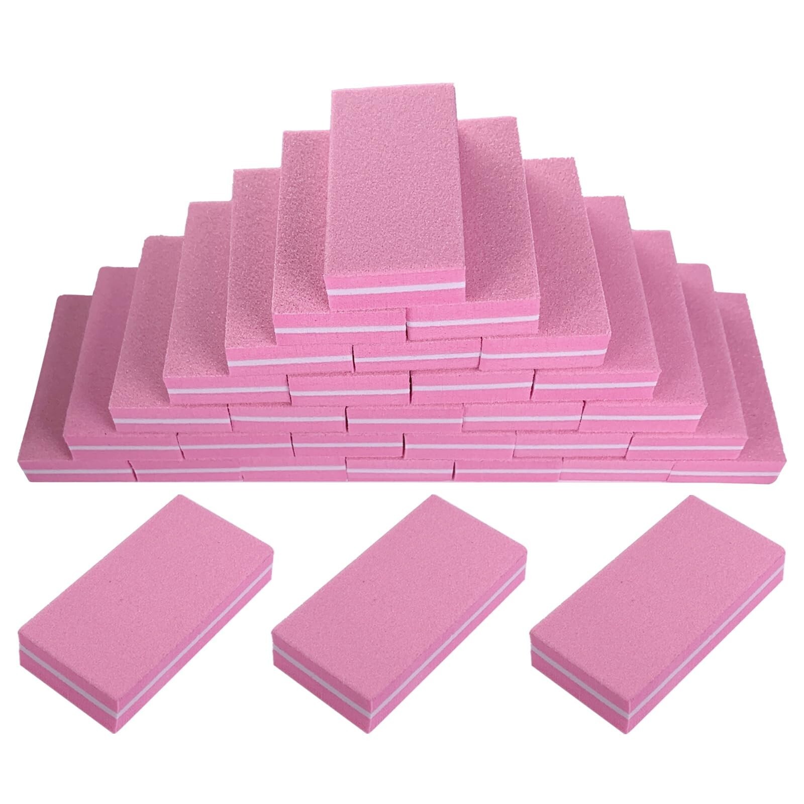 Nail Buffers (30 Pcs), Buffer Block Nail File for Acrylic and Natural Nails, …