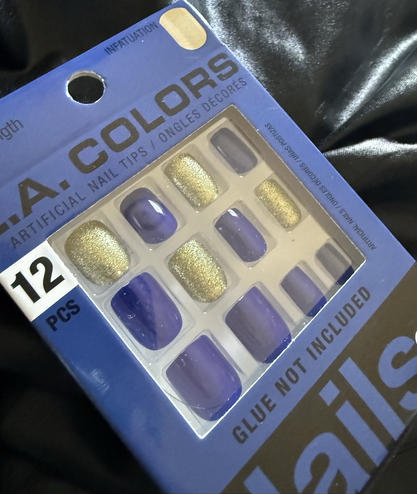 L.A. Colors Press On Nail Set Of 12~Includes Free Gifts With Purchase❣️
