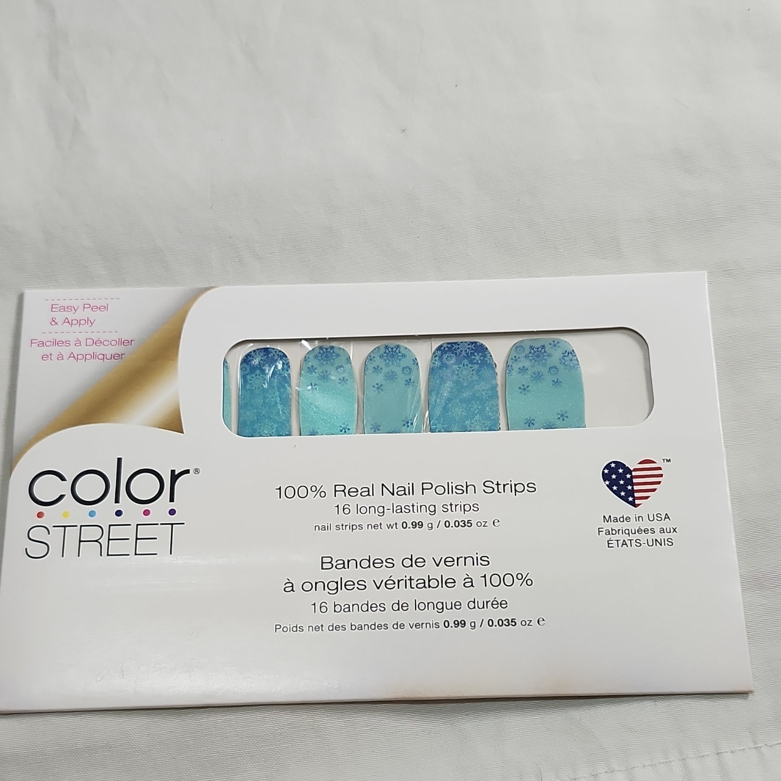 Color Street Lot of 5 Nail Polish Strips Glitter Floral Multicolor Long-Lasting