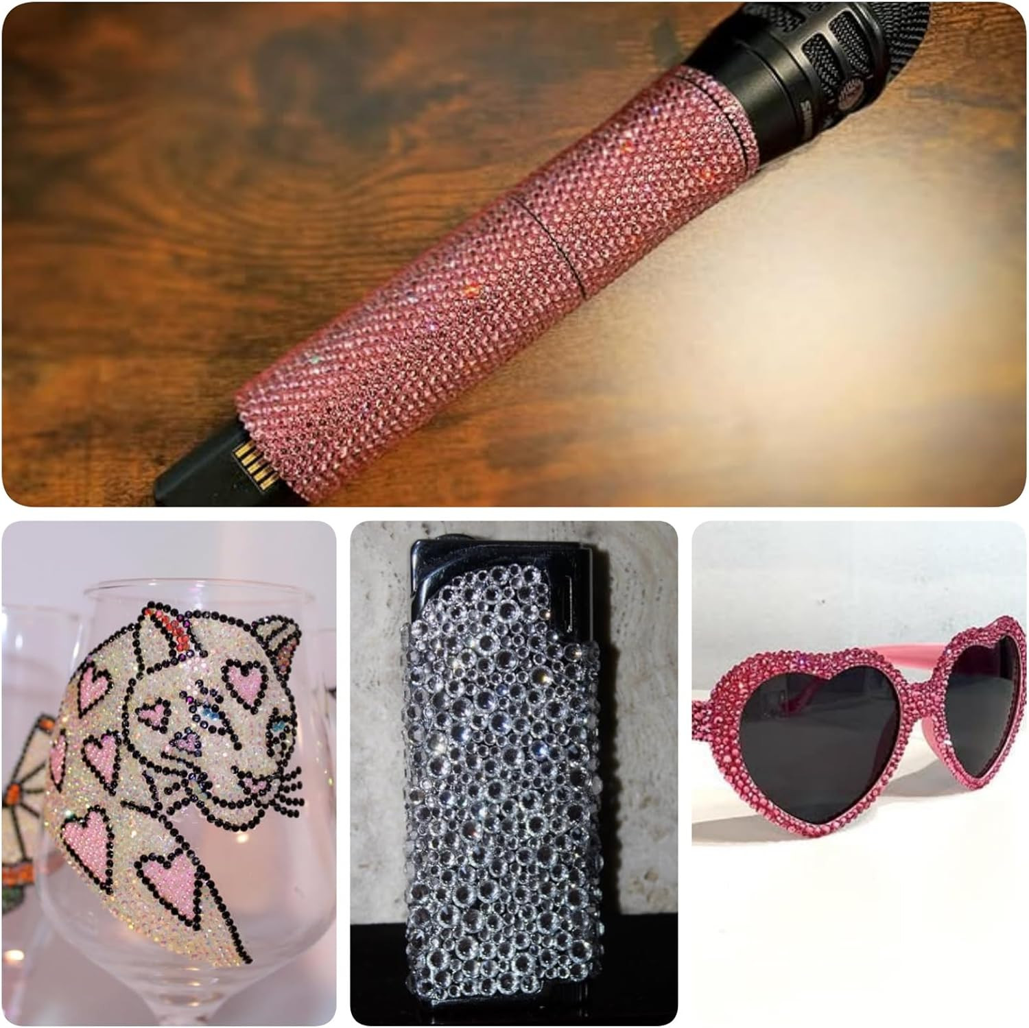 41000Pcs Bedazzler Kit with Rhinestones and Tools 40 Colors 3mm Resin Flat Back
