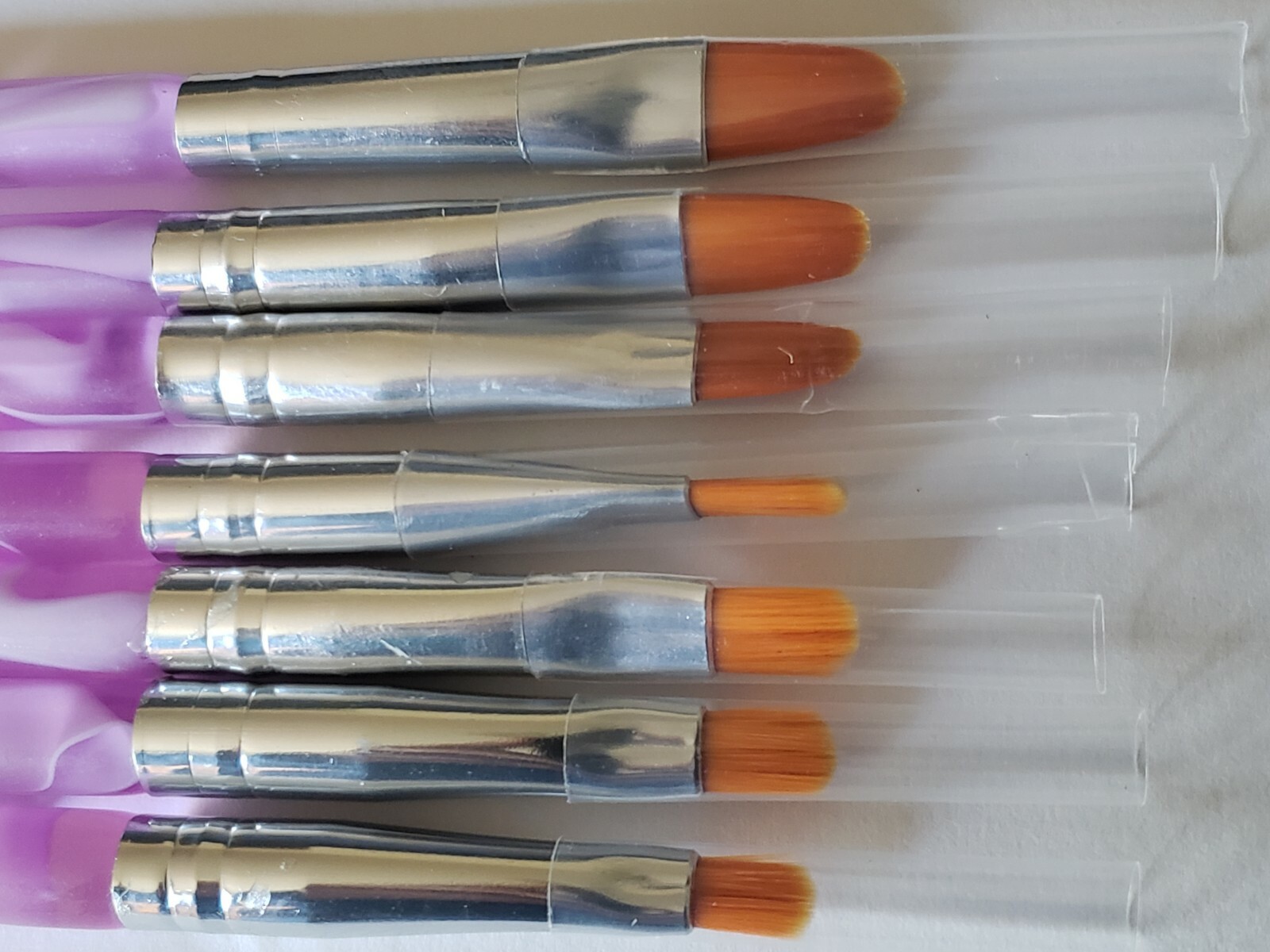 7Pcs Acrylic Nail Art Brush set Nail Art Pen Tips UV Builder Gel Painting Brush