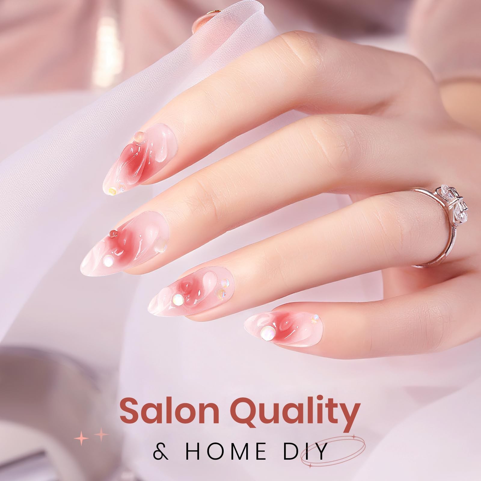 3D Nail Art Gel Clear Sculpting Gel for Nail Art Design DIY 3D Molding Gels for