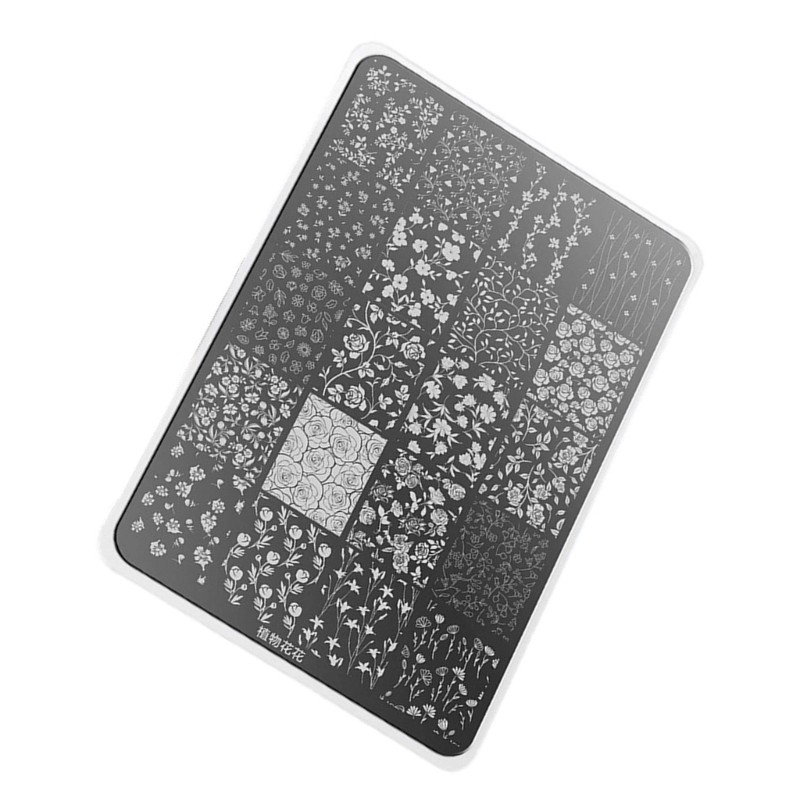 Artistic Nail Design Transfer Plates Precise Carved Patterns Nail Stamping Plate