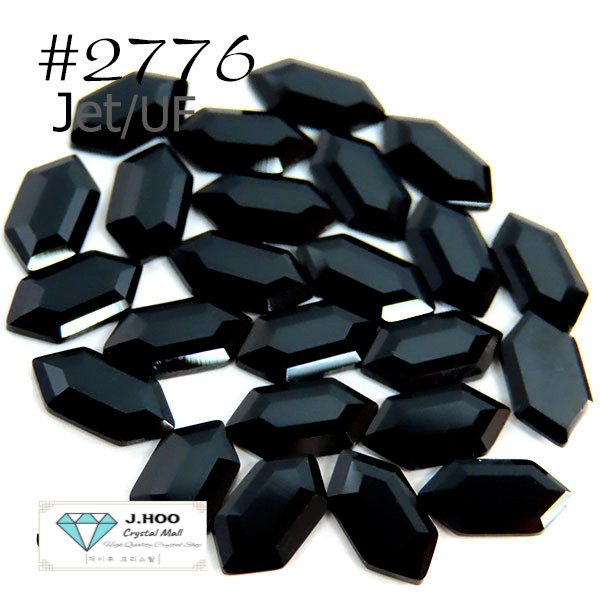 Swarovski 2776 Elongated Hexagon Flat Back 8.2*4.2mm(10pcs)