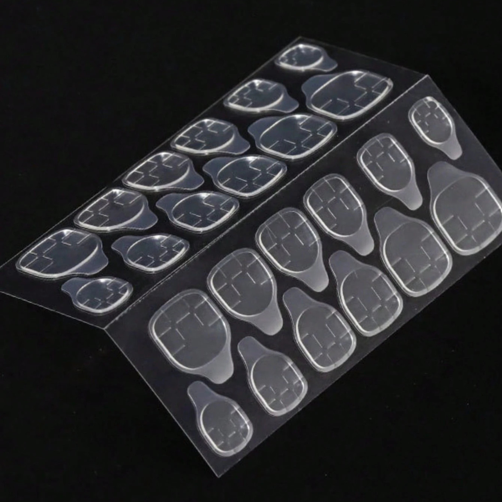 Double-Sided Jelly Nail Glue Tape Gel Stickers For Press-On Nails Adhesive Tabs
